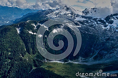 Tantalus Mountains Stock Photo