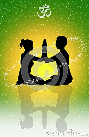 Tantric love Stock Photo