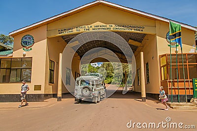 Tanzania - Ngorongoro Conservation Area Editorial Stock Photo