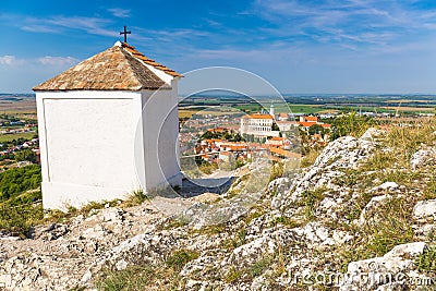 Tanzberg Hill, Svaty Kopecek, Mikulov, Southern Moravia, Czech Republic Stock Photo