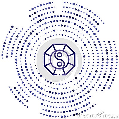 taoism vector icon. taoism editable stroke. taoism linear symbol for use on web and mobile apps, logo, print media. Thin line Vector Illustration