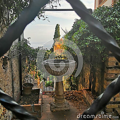 Taormina view from top Stock Photo