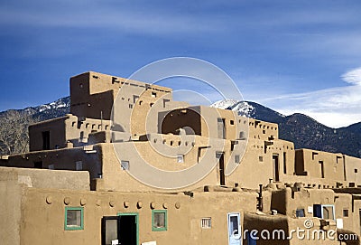 Taos pueblo Stock Photo