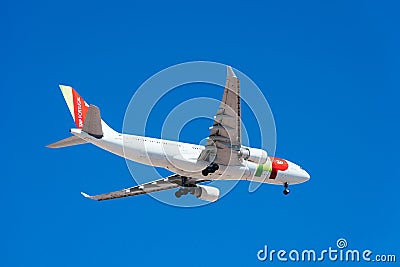 Tap Air Portugal Passenger Airplane Take Off From Humberto Delgado Airport In Lisbon City Editorial Stock Photo