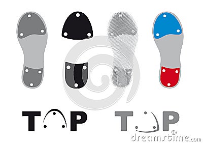 Tap dance shoes vector Vector Illustration