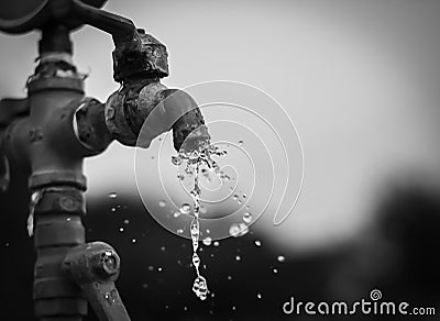 The tap water Stock Photo