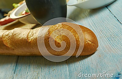 Senegalese Tapalapa bread Stock Photo