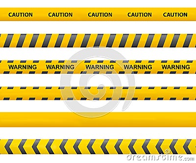 Tape caution Vector Illustration