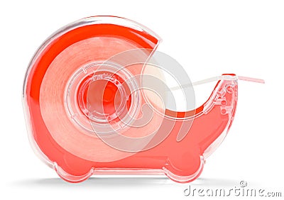 Tape Clear Side Stock Photo