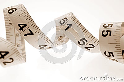 Tape measure Stock Photo