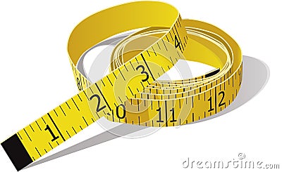 Tape Measure Vector Illustration