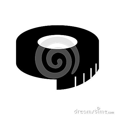 Tape measure isolated icon Vector Illustration