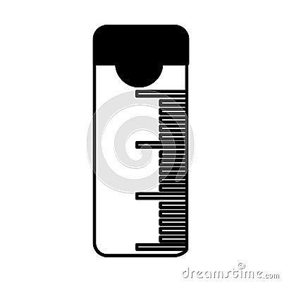 Tape measure isolated icon Vector Illustration