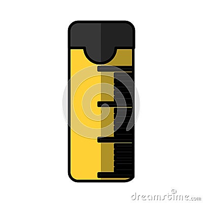 Tape measure isolated icon Vector Illustration