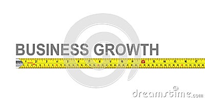 Business Growth Measure Vector Illustration