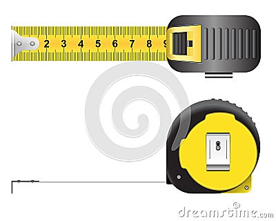 Tape measure Vector Illustration