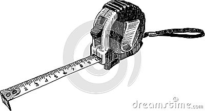 Tape measure Vector Illustration