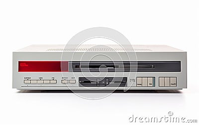 Tape Playback Device isolated on transparent background. Stock Photo