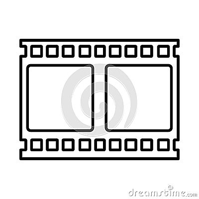 Tape record isolated icon Vector Illustration
