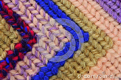 Tapestry stitches Stock Photo