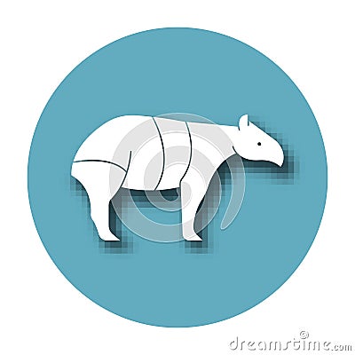 Tapir Isolated Vector icon that can be easily modified or edited Vector Illustration