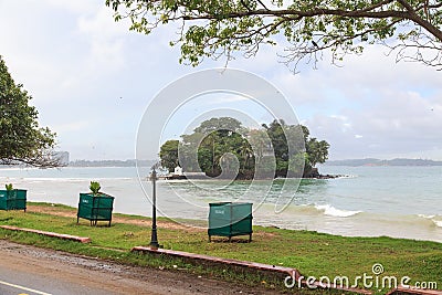 Taprobane Island at Weligama- Sri Lanka Editorial Stock Photo