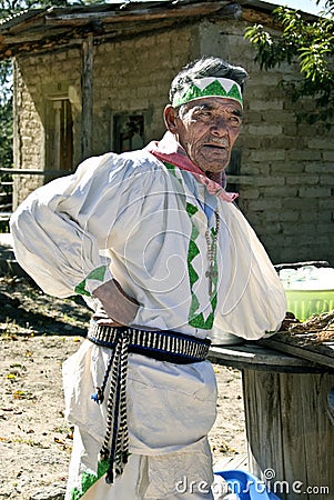 Tarahumara Man, Mexico Editorial Stock Photo