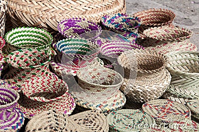 Tarahumara's handicraft. Mexico Stock Photo