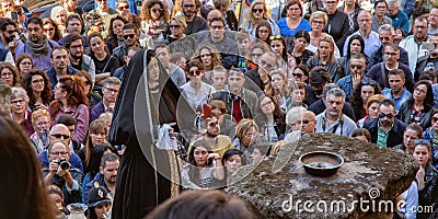 TARANTO EASTER FOLKLORE Editorial Stock Photo