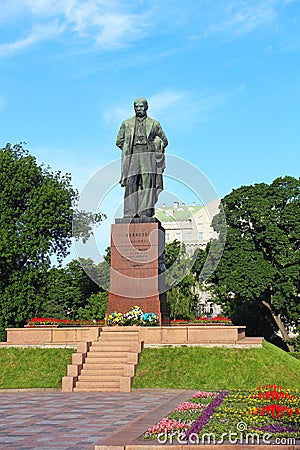 Taras Shevchenko monument, Kyiv, Ukraine Stock Photo