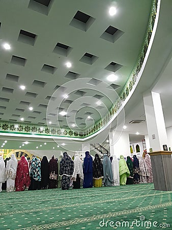 Tarawih Prayer Stock Photo