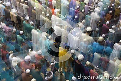 Tarawih Prayers Editorial Stock Photo