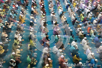 Tarawih Prayers Editorial Stock Photo