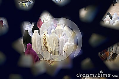 Tarawih Prayers Editorial Stock Photo