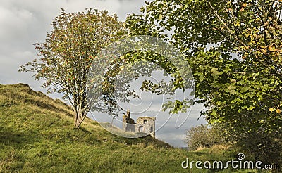 Tarbert Castle in Argyll, Scotland. Stock Photo