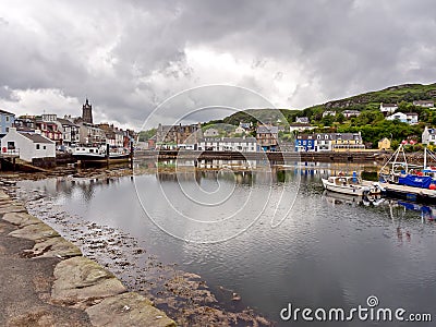 Tarbert harbour Stock Photo