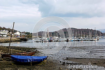 Tarbert Harbour, West Loch Tarbert, Scotland. Stock Photo