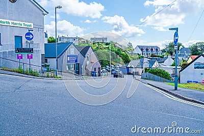 TARBERT, ISLE OF HARRIS Editorial Stock Photo