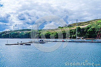 Tarbert marina Stock Photo