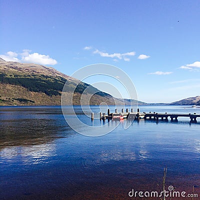 Tarbet, Loch Lomond Stock Photo