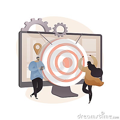 Target audience abstract concept vector illustration. Vector Illustration