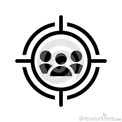 Target Audience icon Stock Photo