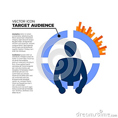 Target audience icon Vector Illustration