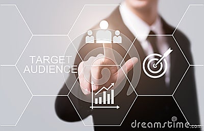 Target Audience Marketing Internet Business Technology Concept Stock Photo