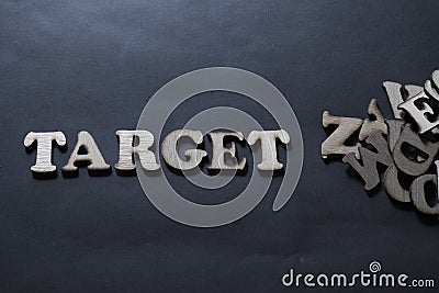 Target, Business Motivational Words Quotes Concept Stock Photo