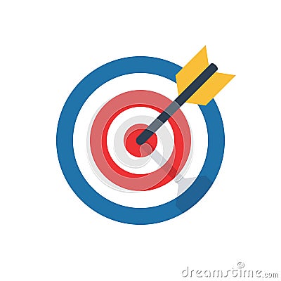 Target, challenge, objective icon Vector Illustration