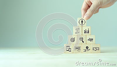 Target customer, buyer persona, customer behavior concept. Stock Photo