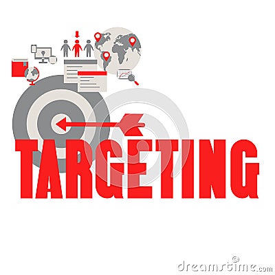 Target customers concept Vector Illustration