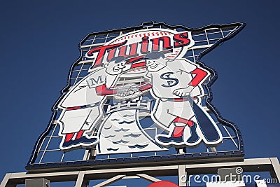 Target Field - Minnesota Twins Editorial Stock Photo