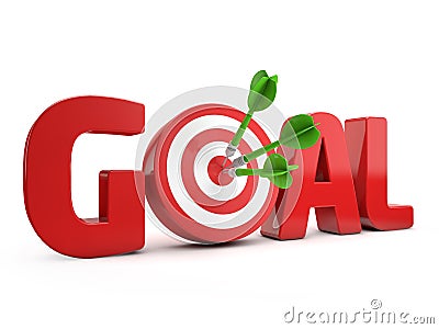 Target goal Stock Photo